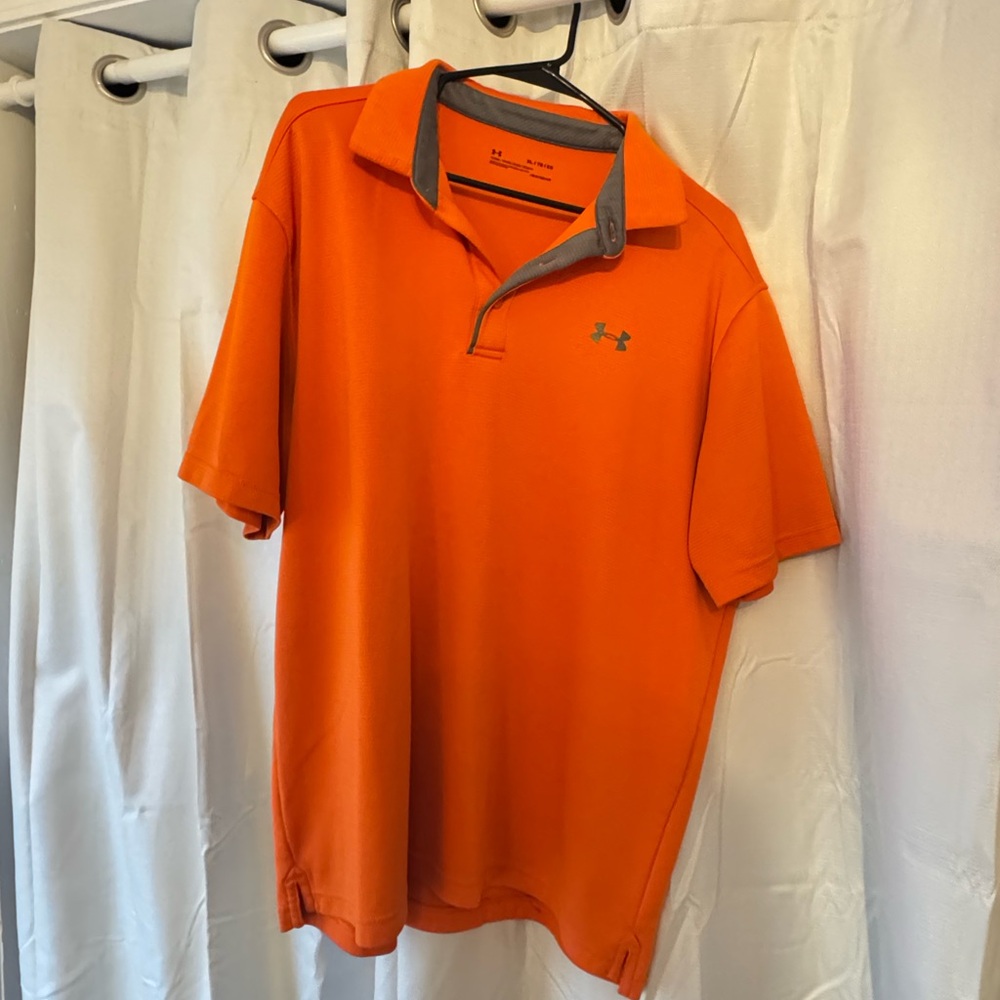 Under Armour Men's Bright Orange Polo
